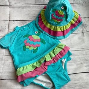 Gymboree Rashguard Swim Set